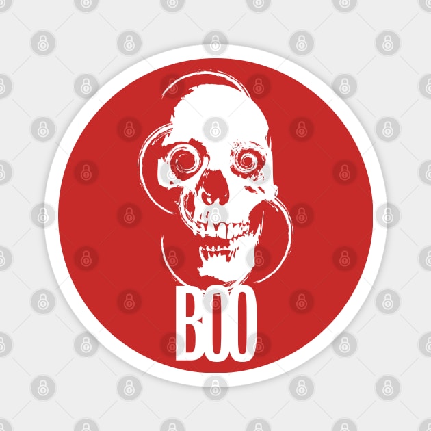 Boo! Skull Magnet by BeyondGraphic